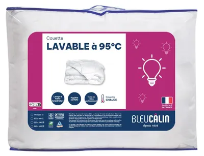 Bettdecke 240x260 cm, waschbar bei 95 °C, 400 g/m², warm