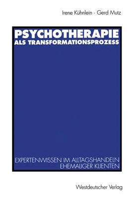 Produktbild von Psychotherapie als Transformationsprozeß