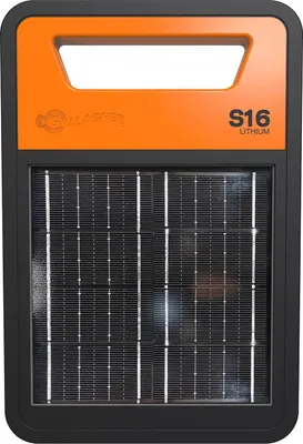 Produktbild von Gallagher S16Li Lithium-Solar-Weidezaungerät – bis zu 1.5 km – 3-mal schnelleres Aufladen