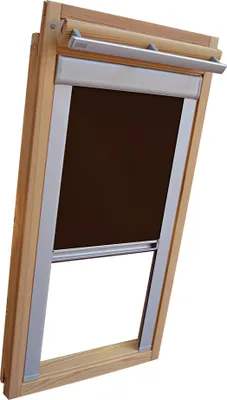 Produktbild von Verdunkelungsrollo THERMO Alu für VELUX Dachfenster VL Y/VU Y/VKU - Y99 - Dunkelbraun