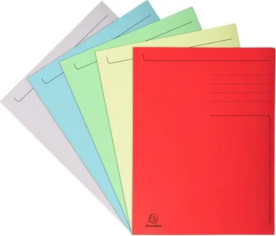 Image de Exacompta - Classeurs Forever A4 3 rabats 280 g assortis | 10 pièces