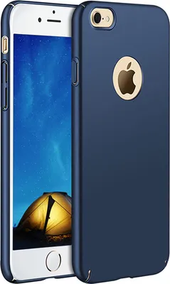 Produktbild von Handy Hard Case für Apple iPhone 6 Plus / 6S Plus Hülle Slim Cover Matt Schutzhülle, Blau