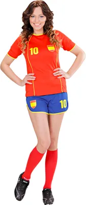 Obrázok produktu pre FUSSBALLSPIELERIN SPANIEN (tričko, šortky) Gr. S