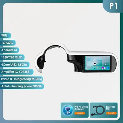 Produktbild von Multimedia-Autoradio – 2DIN-Navigationssystem – GPS-Player – Drahtlose CarPlay-Funktion – Android Auto
