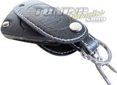 Immagine prodotto di Portachiavi LEDER BIANCO 2 pezzi per Audi A3 8L A4 B5 A4 8E B6 B7 A6 4B TT