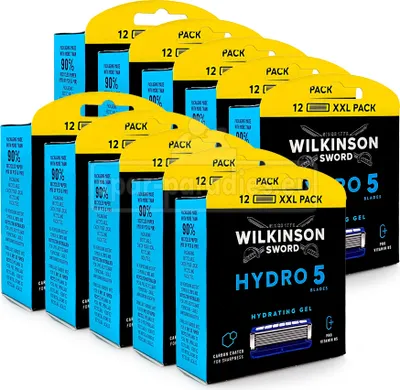 Produktbild von Wilkinson Hydro 5 Hydrating Gel Rasierklingen, 12er Pack x 10