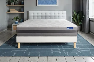 Productafbeelding van Actimemo relax matras, 160x200 cm + bedframe met lattenbodem, stevigheid graad 3, traagschuim, hoogte: 24 cm