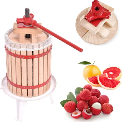Produktbild von NAIZY 18L Ovocný lis Ovocný lis Lis na víno Lis na šťavu Lis na kašu Ovocný mlyn