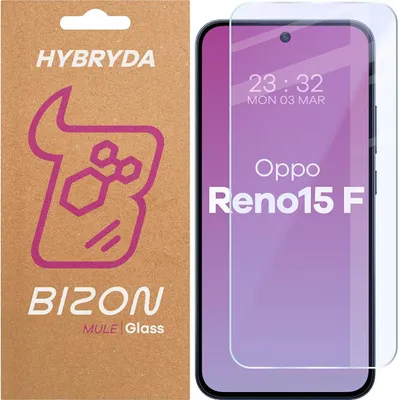 Produktbild von Flexibles Hybridglas für Oppo Reno 15 F, Bizon Glass Mule