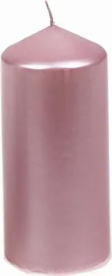 Produktbild von Stumpenkerzen "Edelglanz" Antikrosa 130/57 mm, 12 Stück Steinhart Kerzen in RAL-Kerzen Güte Qualität