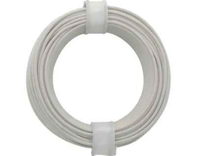 Image de Câble toronné en cuivre  0,14 mm² / 10 m / blanc