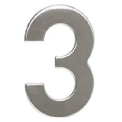 Produktbild von Nummer "3", 50 mm, selbstklebend, Edelstahl
