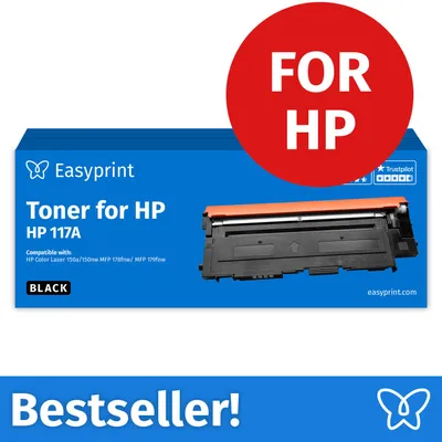 Immagine prodotto di NUOVO: Easyprint Toner per HP 117A Nero, compatibile con HP ColorLaser 150, MFP-178 e altri, 1 pezzo