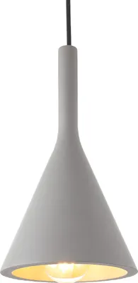 Produktbild von Hängelampe, E27, Lampe Für Wohnzimmer Esszimmer Küche, Höhenverstellbar Farbe Beton-Grau