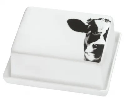 Produktbild von Breakfast Butterdose "moo. muh. moo"