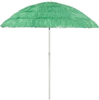 Produktbild von Strandschirm, Sonnwnschirm, Sonnenschirm, Parasol, Ampelschirm, Marktschirm, Grün 240 cm