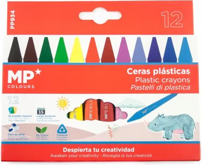 Immagine prodotto di Pastelli a cera bifacciali 12 colori 0282 A'6