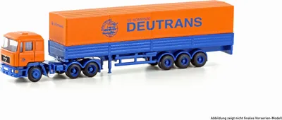 Produktbild von Minis LKW MAN F90 Planen-Sattelzug Deutrans LC4072