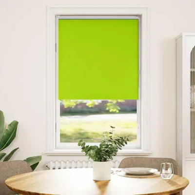 Zdjęcie produktu dla vidaXL Roleta zaciemniająca zielona 65x130 cm szerokość tkaniny 60,7 cm poliester