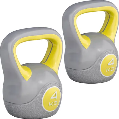 Produktbild von GORILLA SPORTS® Kettlebell - Set 8 kg Gewichte, Kunststoff - Kugelhantel, Schwunghantel, Kugelgewicht, Rundgewicht, Krafttraining