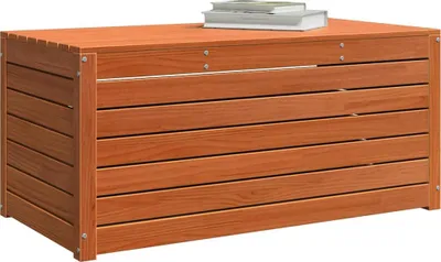 Immagine prodotto di vidaXL Scatola portaoggetti marrone cera 101 x 50,5 x 46,5 cm Materiale a base di legno