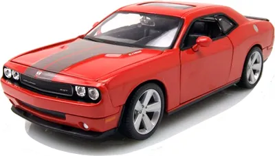 Produktbild von Maisto 31280 Dodge Challenger SRT8 orangerot Maßstab 1:24 Modellauto