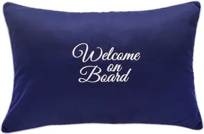 Image de Marine Business Santorini bleu blanc Coussin 40 x 60 cm - 2 pièces