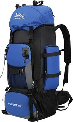 Productafbeelding van Merco Kamet kruimelkruis, 90 liter, blauw, verpakking: 1 stuk