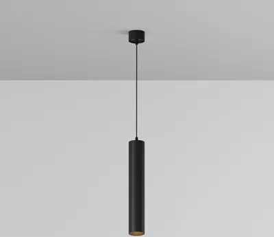 Produktbild von Maytoni Pendelleuchte Schwarz LED 12W 3000K Warmweiß Aluminium IP20 30cm