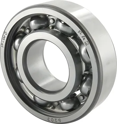 Image de Lager Motoforce, Getriebedeckel Piaggio / CPI (Typ MA, MY, CW), (FAG 6203), 40x17x12 Aprilia, Amico (1991-1992), (ab 1993), GL, Sport, SR 50 (bis 1994), Area 51, Gulliver, Rally, Sonic, SR, SR50, Benelli, 491, K2, Naked, Beta, Ark , Chrono, CPI, Bingo, Hussard 10mm, Popcorn KTM, Go, Quadra, Tempo, Malaguti F12 Phantom, F15 Firefox, MBK, Booster, Equalis, Evolis, Fizz, Flipper, Mach G, Nitro, Ovetto, Slider, PGO, Big Max, G-Max, T-Rex, Revonec, GTX, Rex, Rexy, Silverstreet, Escape, Yamaha Aerox...