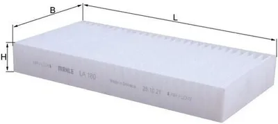 Immagine prodotto di Filtro aria abitacolo KNECHT LA 180