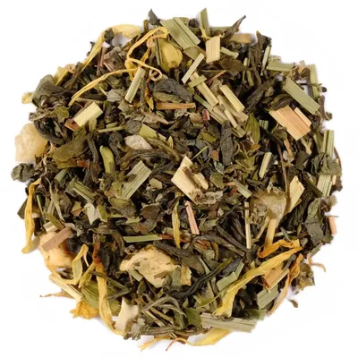 Produktbild von Grüner Tee mit Ingwer-/Zitrus-/Honiggeschmack 50 g