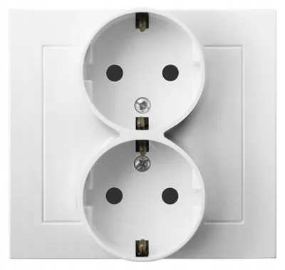 Produktbild von Ospel GP-2WS/00, Weiß, IP20, 16 A, 88 mm, 48 mm, 87 mm