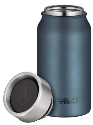 Produktbild von THERMOcafé by THERMOS Trinkbecher 0.35l Nachtblau Edelstahl Isolierbecher