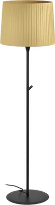 Produktbild von SAMBA Stehlampe schwarz/Polyesterseide gelb 64313-42