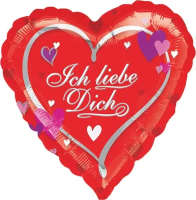 Zdjęcie produktu dla Balon foliowy Kocham Cię 45cm