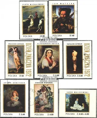 Produktbild von Briefmarken Polen 1972 Mi 2187-2194 (kompl.Ausg.) postfrisch Polnische Gemälde