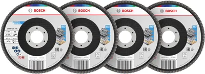 Productafbeelding van X451 Schuurset voor haakschuurmachines, 125 x 22,23 mm, korrelgroottes K40/K60/K80/K120, type Z27, 15-delig