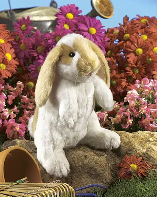 Obrázok produktu pre Marioneta "Zajačik" od spoločnosti Folkmanis, stojaca