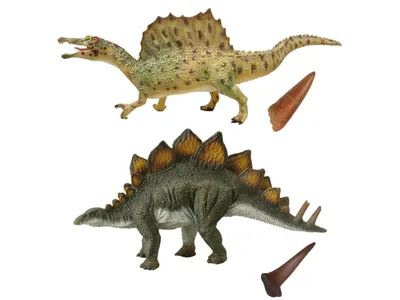 Obrázek produktu pro Collecta Sada figurek dinosaurů, Stegosaurus a Spinosaurus 3+