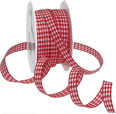 Produktbild von C.E. Pattberg Geschenkbänder x rot/weiß