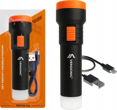 Immagine prodotto di Torcia ricaricabile MiniUSB 2xLED