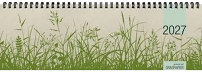 Produktbild von Tischquerkalender 1W/2S Graspapier 2027