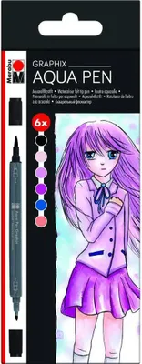 Obrázok produktu pre Marabu akvarel vlákno maliar "GRAPHIX" MA KE MANGA