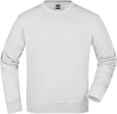 Produktbild von Klassisches Rundhals-Sweatshirt white, Gr. 5XL