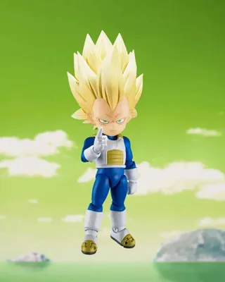 Obrázok produktu pre Dragon Ball S.H.Figuarts Actionfigur Super Saiyan Level 3 Vegeta (mini) Daima 8 cm