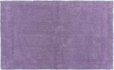 Produktbild von HOMESCAPES Badematte flieder 50x80 cm aus 100% Baumwolle