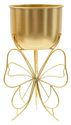 Productafbeelding van Mauro Ferretti plantenstandaard Farfy, diameter 22x40 cm, goudkleurig