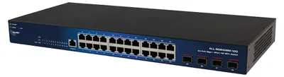 Image de ALLNET Switch smart managed Layer2 24 Port • 24x GbE • 4x SFP+ • 19 • Lüfterlos • ALL-SG8428M-10G
