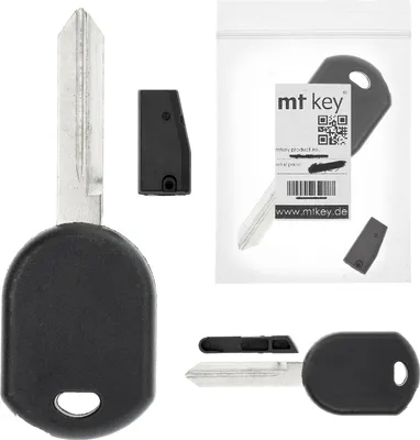 Produktbild von MT-KEY Auto Zünd Schlüssel Rohling FO38R + HITAGPRO128BIT Transponder Wegfahrsperre kompatibel mit Ford F-150 13.Gen 15-20 F-250 13.Gen Ab 17 F-350/450/550 13.Gen Ab 17